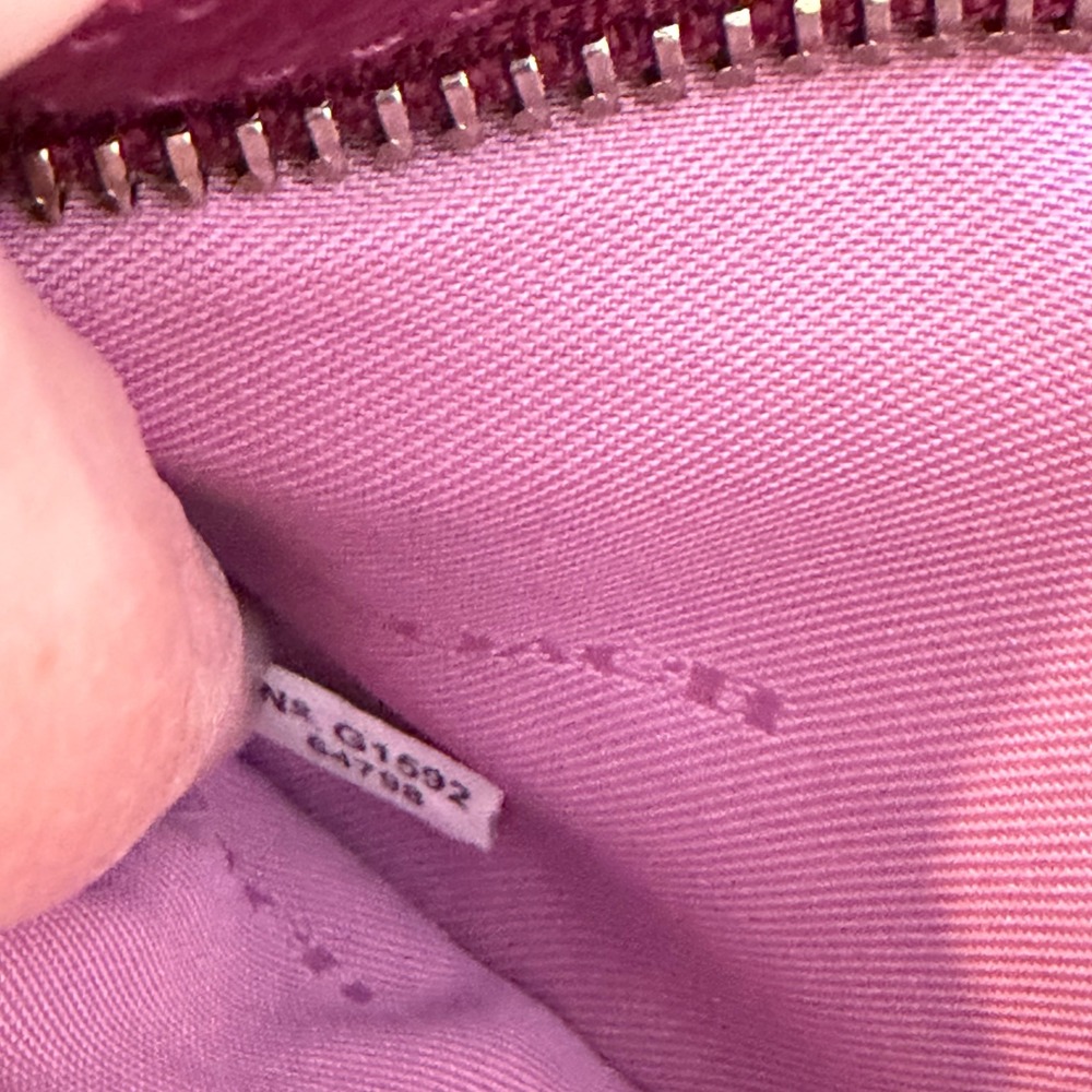 Coach Crossbody Bag Womens Magenta Pebbled Leather G1592-64798 Barbiecore 8in - Picture 11 of 16